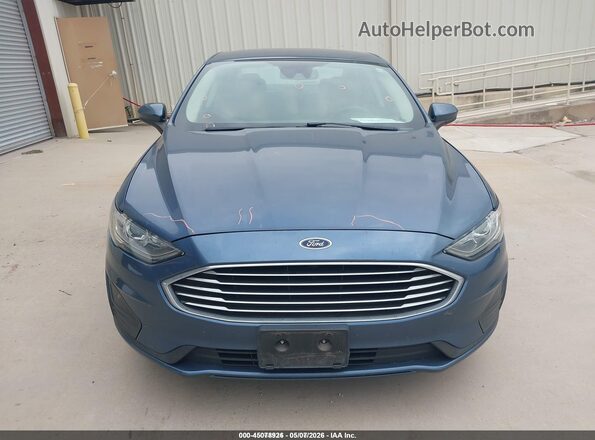 3FA6P0LU7KR190845 2019 FORD FUSION HYBRID Синий 