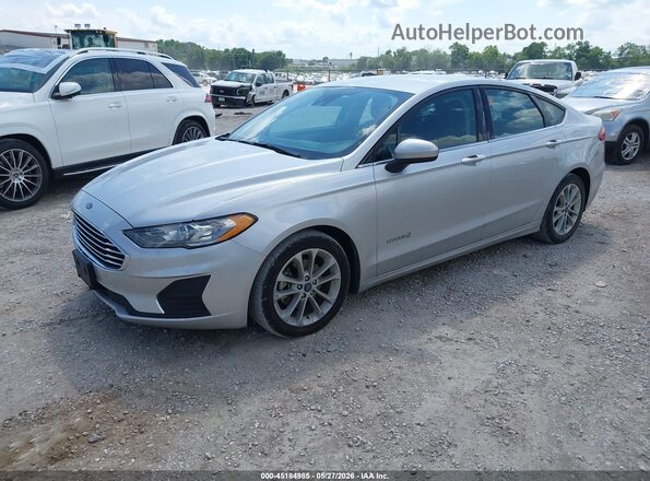 3FA6P0LU7KR224833 2019 FORD FUSION HYBRID Silver Передня ліва чверть
