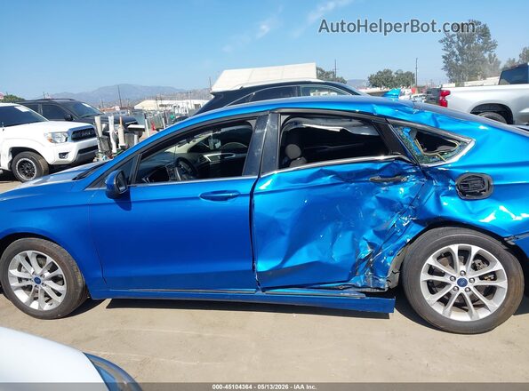 3FA6P0LU7LR259275 2020 FORD FUSION Blue Вид задньої частини салону