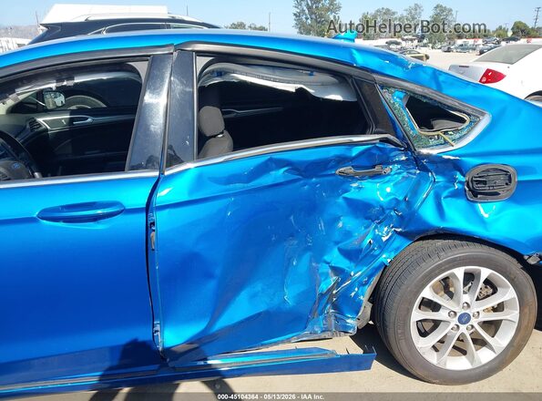 3FA6P0LU7LR259275 2020 FORD FUSION Blue Вид спереду