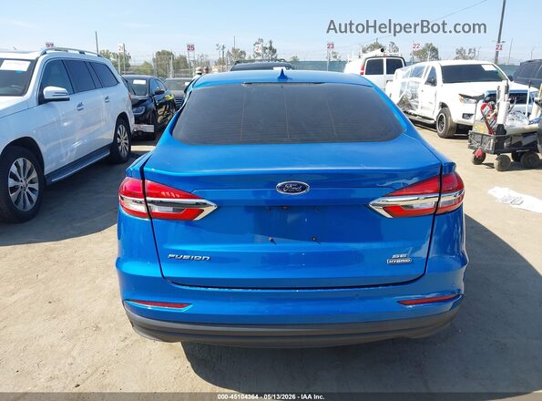 3FA6P0LU7LR259275 2020 FORD FUSION Blue 