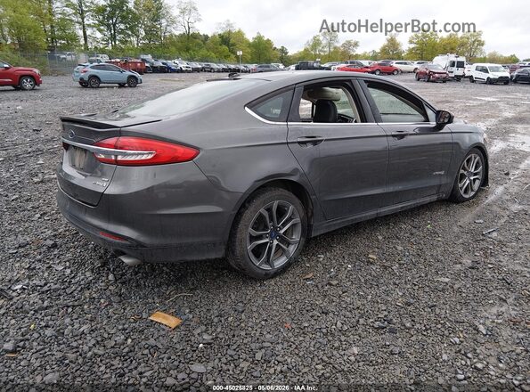 3FA6P0LU8HR223070 2017 FORD FUSION HYBRID Gray 