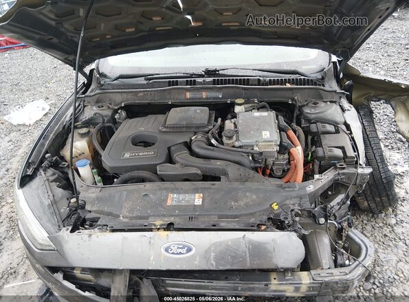3FA6P0LU8HR223070 2017 FORD FUSION HYBRID Gray 