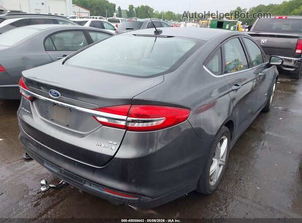 3FA6P0LU8HR325548 2017 FORD FUSION HYBRID Gray 