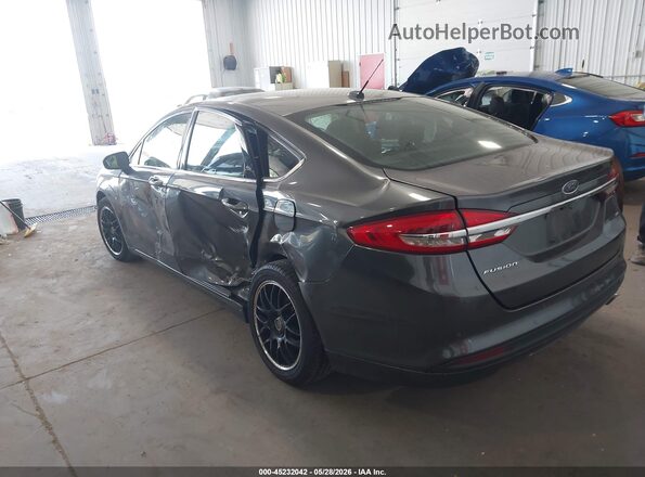 3FA6P0LU8JR110967 2018 FORD FUSION HYBRID Gray Задня ліва чверть