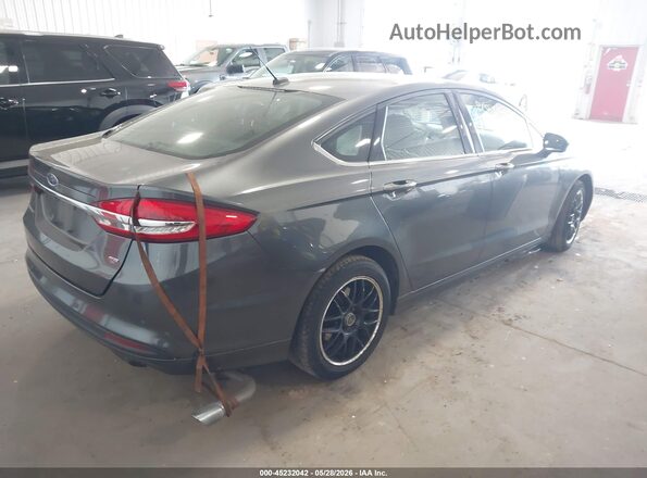 3FA6P0LU8JR110967 2018 FORD FUSION HYBRID Gray Задня права чверть