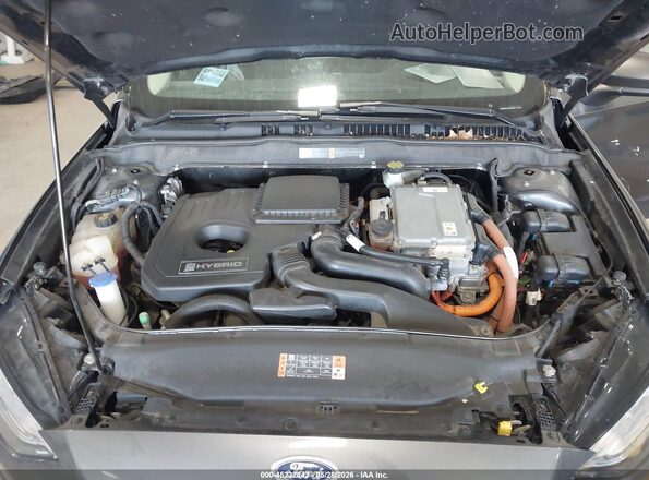 3FA6P0LU8JR110967 2018 FORD FUSION HYBRID Gray Вид ззаду