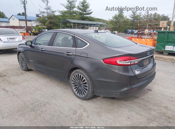 3FA6P0LU8JR238674 2018 FORD FUSION HYBRID Gray უკანა მარცხენა