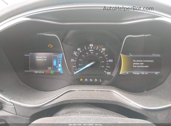 3FA6P0LU8JR238674 2018 FORD FUSION HYBRID Gray უკანა სავარძლების ხედი