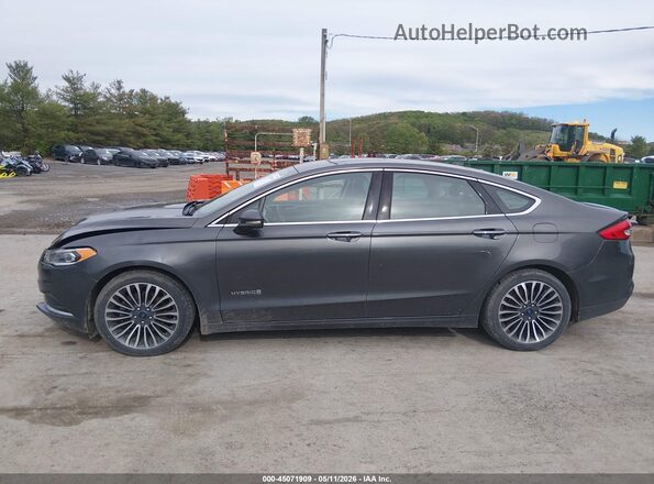 3FA6P0LU8JR238674 2018 FORD FUSION HYBRID Gray სალონის 360-გრადუსიანი ხედი