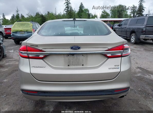 3FA6P0LU9HR355321 2017 FORD FUSION HYBRID Tan 