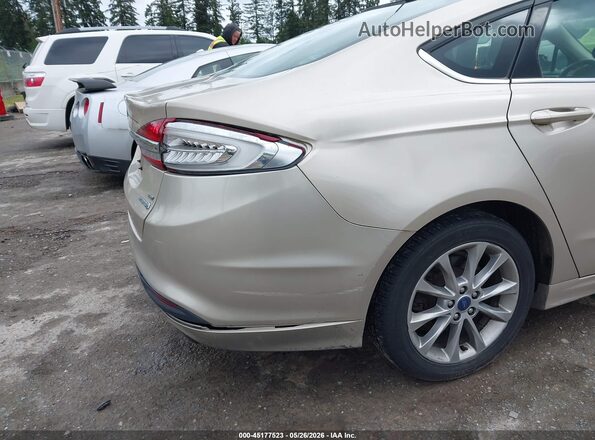 3FA6P0LU9HR355321 2017 FORD FUSION HYBRID Tan 