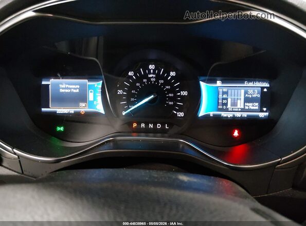 3FA6P0LU9JR118267 2018 FORD FUSION HYBRID Gray Vista de los asientos traseros