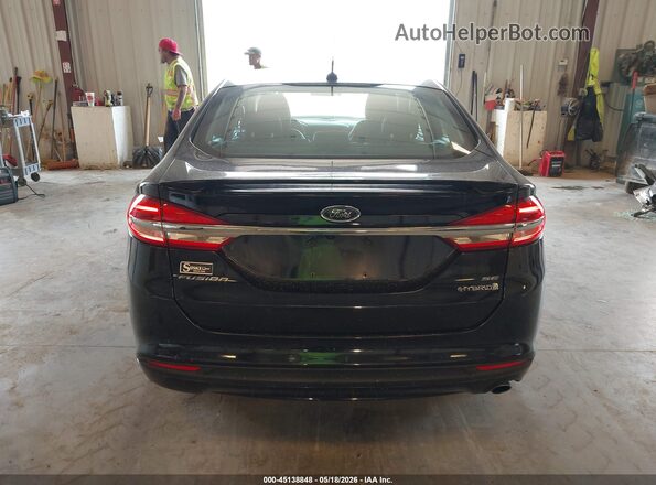 3FA6P0LU9JR137627 2018 FORD FUSION HYBRID Черный 