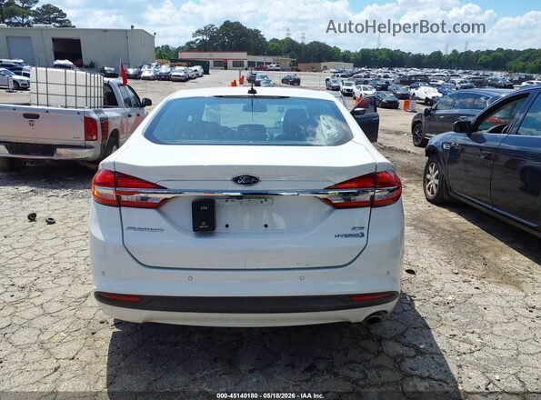 3FA6P0LU9JR172040 2018 FORD FUSION HYBRID White 