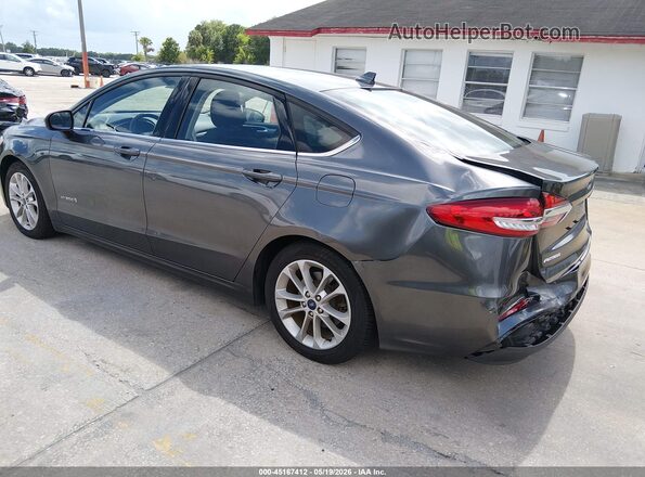 3FA6P0LU9KR105424 2019 FORD FUSION HYBRID Gray 