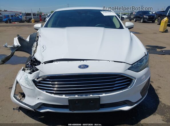 3FA6P0LU9KR202395 2019 FORD FUSION HYBRID White 