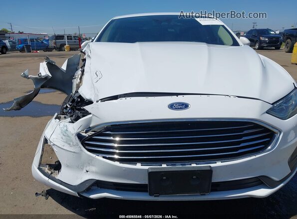 3FA6P0LU9KR202395 2019 FORD FUSION HYBRID White 