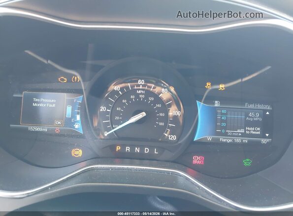 3FA6P0LUXHR287756 2017 FORD FUSION HYBRID Белый Вид задних сидений