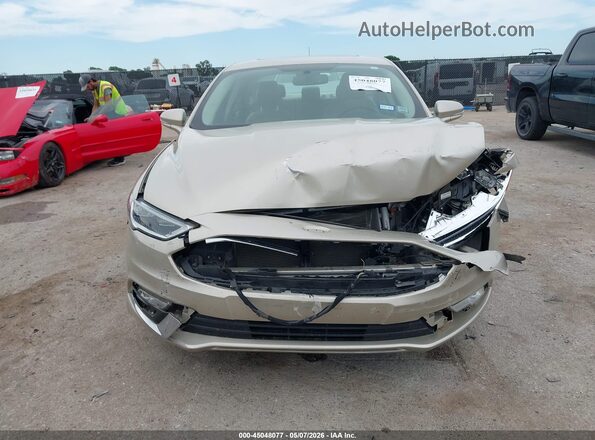 3FA6P0LUXHR349544 2017 FORD FUSION HYBRID Brown Widok zestawu wskaźników