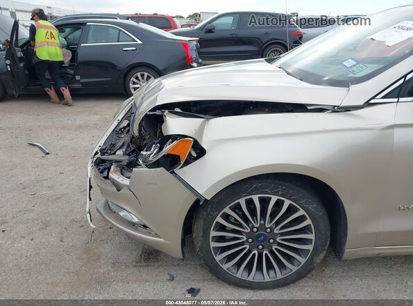 3FA6P0LUXHR349544 2017 FORD FUSION HYBRID Brown Widok z przodu