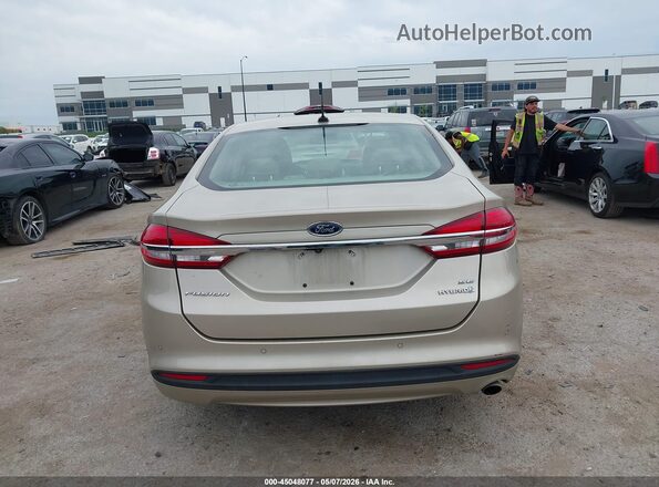 3FA6P0LUXHR349544 2017 FORD FUSION HYBRID Brown 