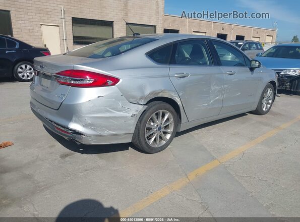 3FA6P0LUXHR355439 2017 FORD FUSION HYBRID Gray Tył prawy
