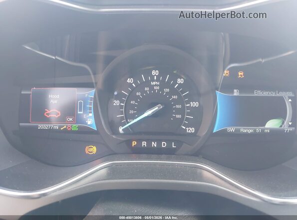 3FA6P0LUXHR355439 2017 FORD FUSION HYBRID Gray Widok tylnych siedzeń