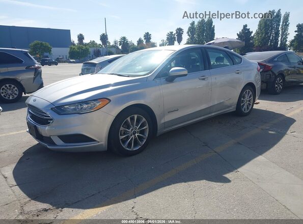 3FA6P0LUXHR355439 2017 FORD FUSION HYBRID Gray Przód lewy