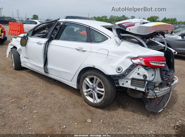 3FA6P0LUXJR118746 2018 FORD FUSION HYBRID White უკანა მარცხენა