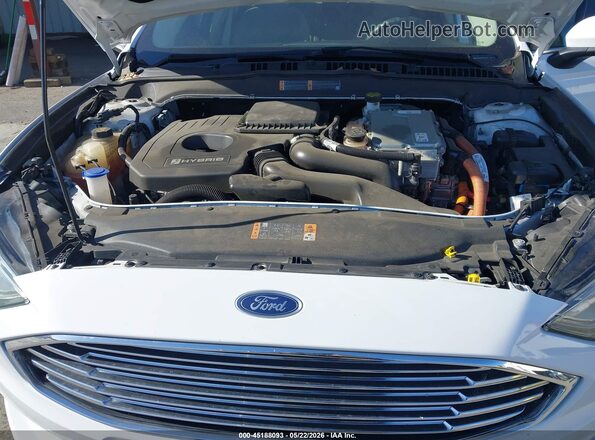 3FA6P0LUXJR269103 2018 FORD FUSION HYBRID White Հետևի տեսք