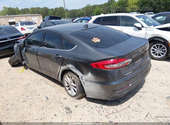 3FA6P0LUXKR225569 2019 FORD FUSION HYBRID Gray Trasero izquierdo