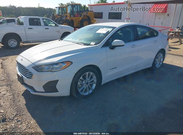 3FA6P0LUXKR274626 2019 FORD FUSION HYBRID White 