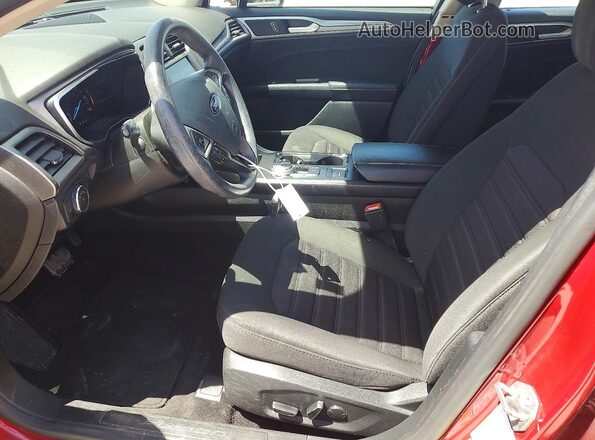 3FA6P0LUXLR126431 2020 FORD FUSION Красный Вид салона спереди