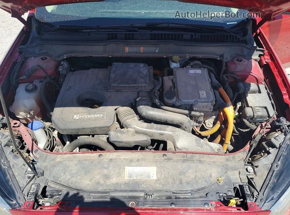 3FA6P0LUXLR126431 2020 FORD FUSION Красный Вид задней части салона