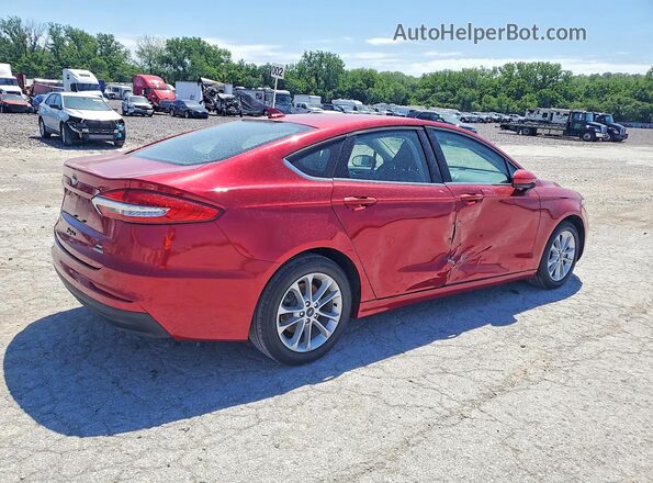 3FA6P0LUXLR126431 2020 FORD FUSION Красный Задняя правая четверть