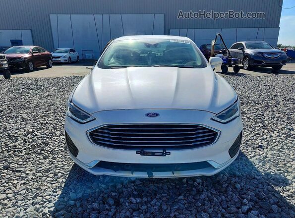 3FA6P0MU5KR136605 2019 FORD FUSION White 