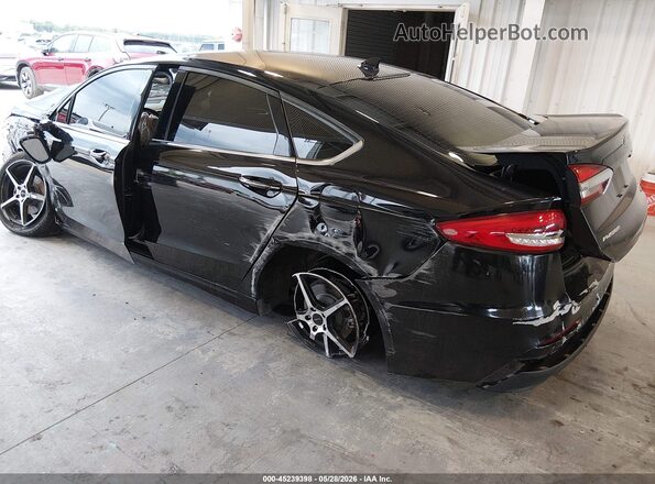 3FA6P0MU7LR205859 2020 FORD FUSION Black Tył lewy
