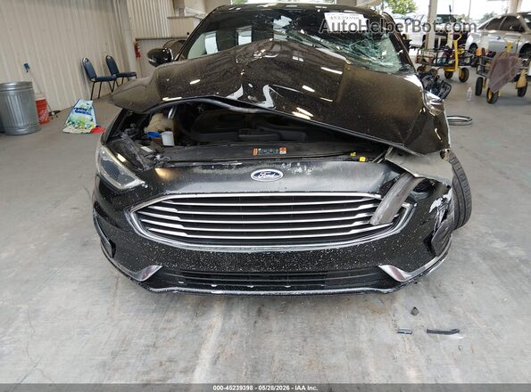3FA6P0MU7LR205859 2020 FORD FUSION Black Widok zestawu wskaźników