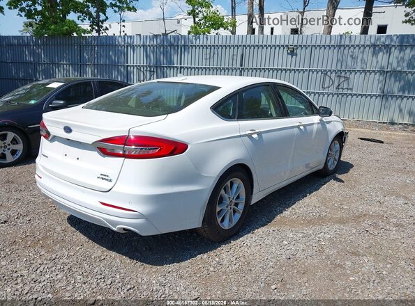 3FA6P0MU9LR257865 2020 FORD FUSION Белый Задняя правая четверть