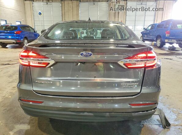 3FA6P0RU2KR236296 2019 FORD FUSION Gray 