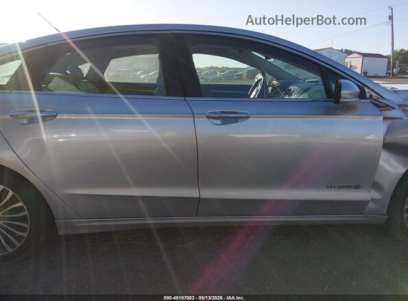 3FA6P0RU3HR360280 2017 FORD FUSION HYBRID Silver ხელსაწყოთა პანელის ხედი