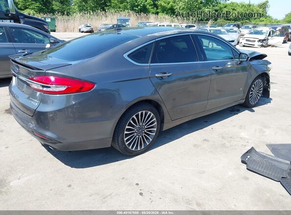3FA6P0RU4HR296170 2017 FORD FUSION HYBRID Gray Trasero derecho