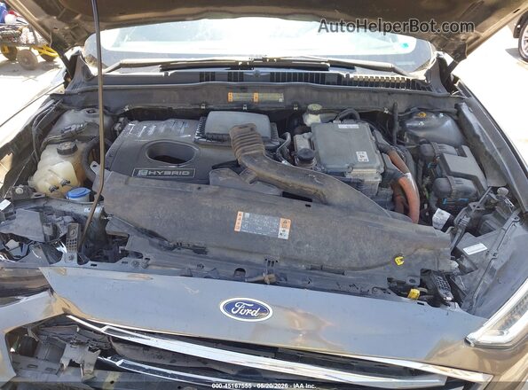 3FA6P0RU4HR296170 2017 FORD FUSION HYBRID Gray Vista trasera