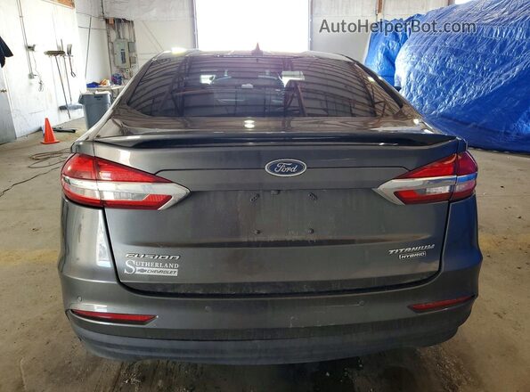 3FA6P0RU6LR182096 2020 FORD FUSION Gray Rear view