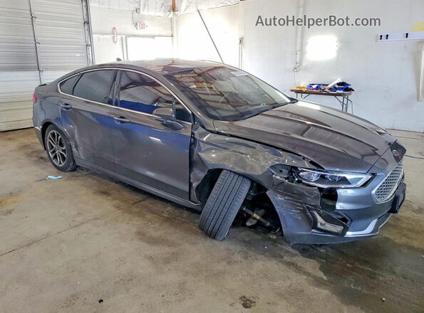 3FA6P0RU6LR182096 2020 FORD FUSION Gray Front right