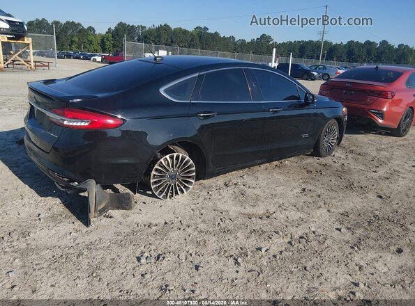 3FA6P0SU5JR232722 2018 FORD FUSION ENERGI Black უკანა მარჯვენა