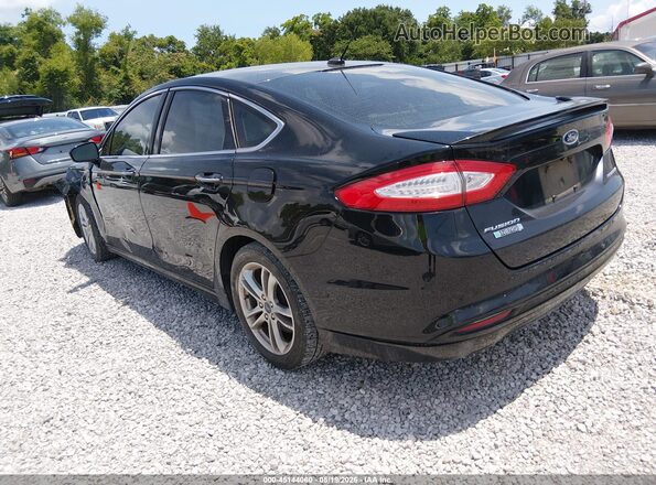 3FA6P0SU7GR189834 2016 FORD FUSION ENERGI Black Задня ліва чверть