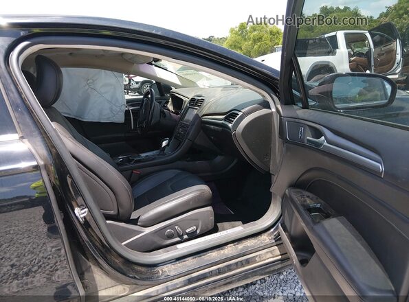 3FA6P0SU7GR189834 2016 FORD FUSION ENERGI Black Вид салону спереду