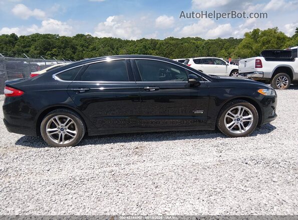 3FA6P0SU7GR189834 2016 FORD FUSION ENERGI Black Вид задньої частини салону